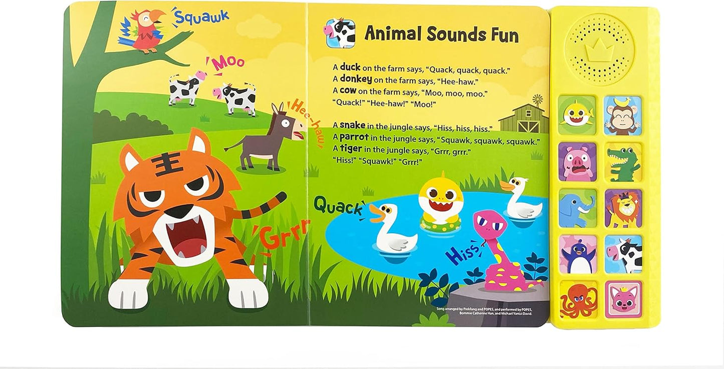 Pinkfong Baby Shark 10 Button Sound Book Collection