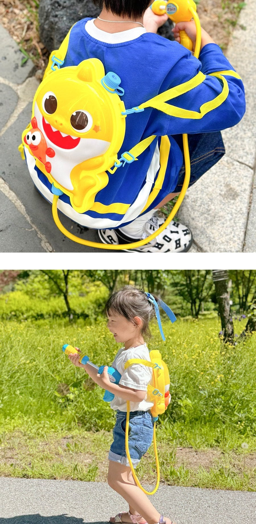 Baby Shark Backpack Water Gun