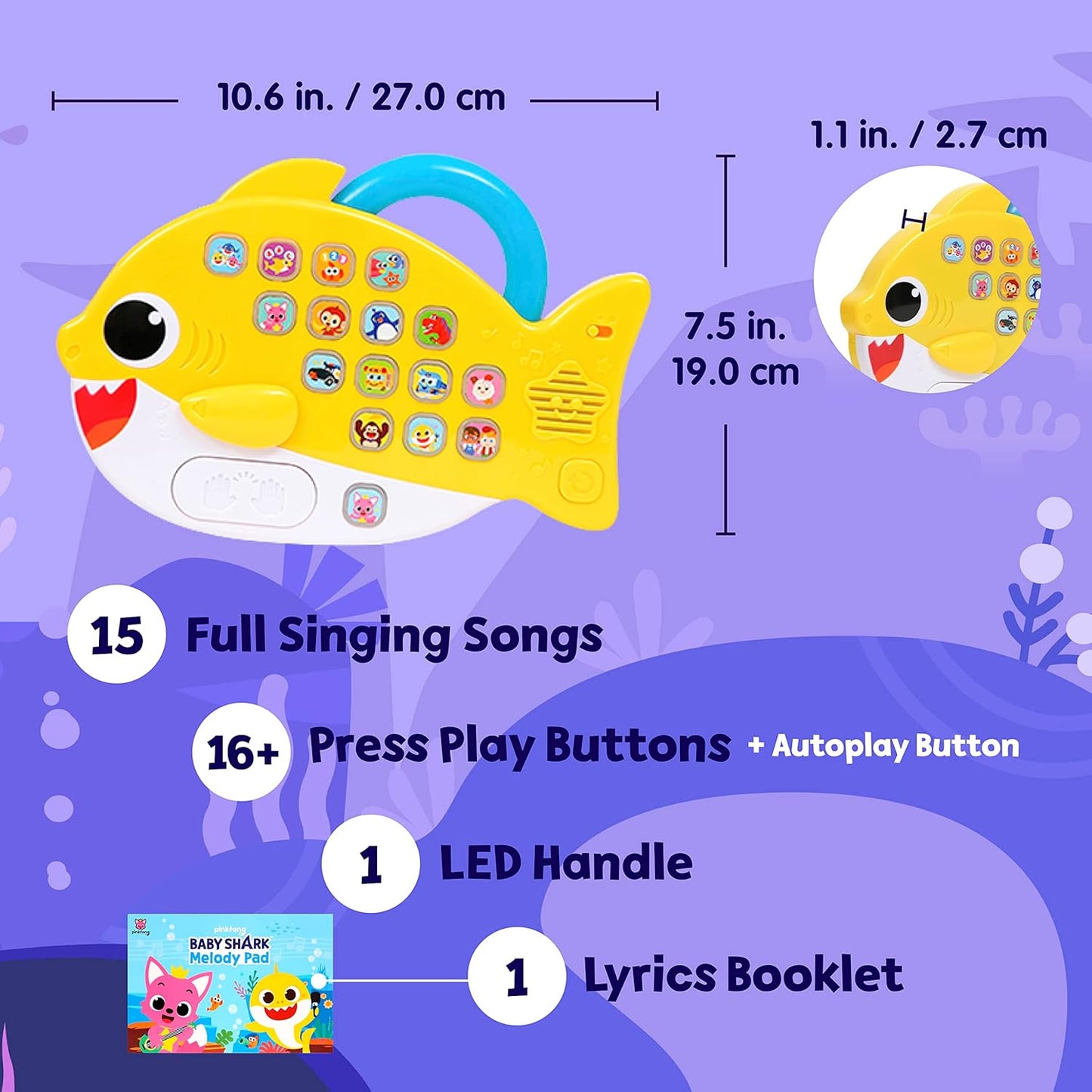 Baby Shark Melody Pad Sound Pad