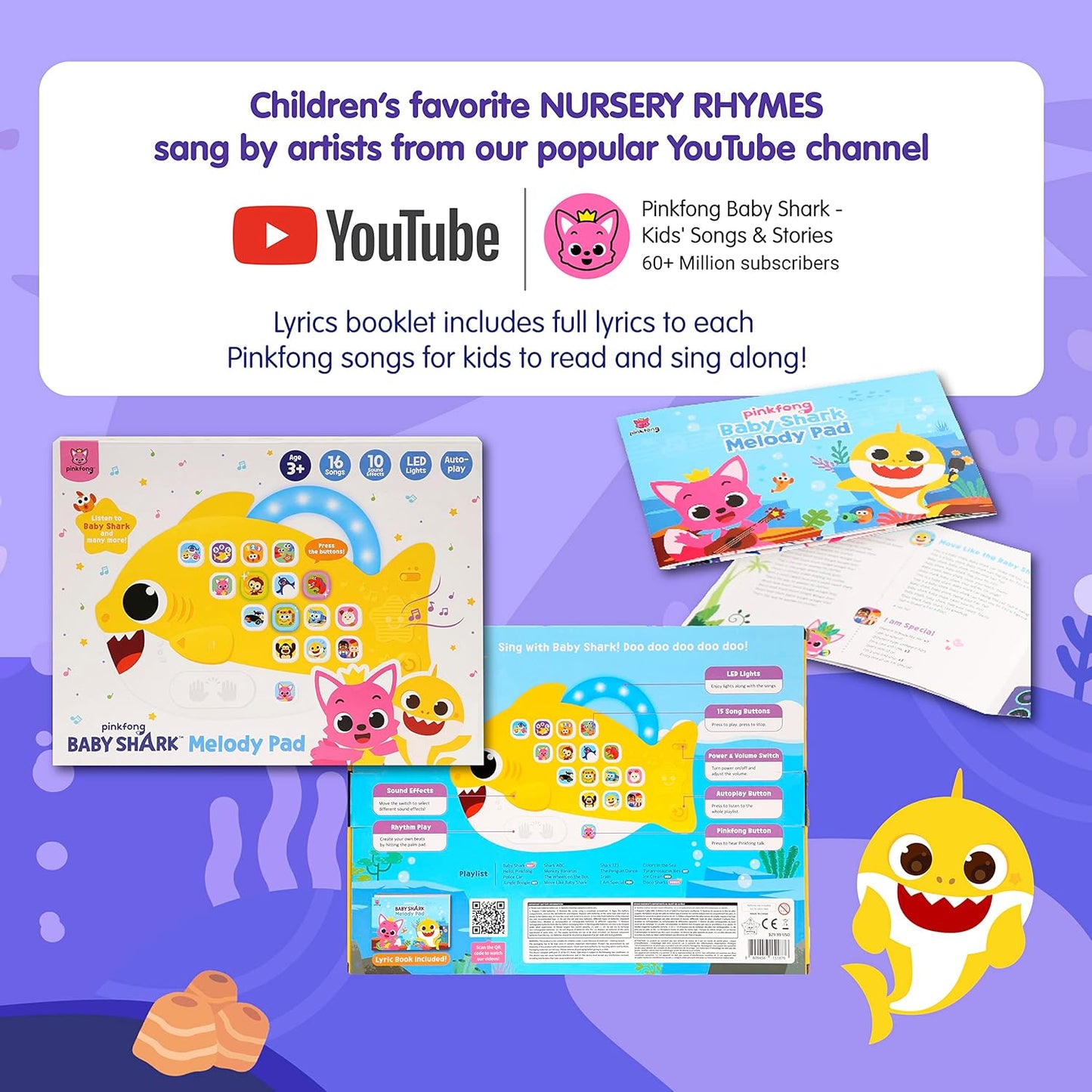 Baby Shark Melody Pad Sound Pad